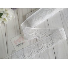 Кружево капроновое, цвет белый, 4 см (SF-3275)