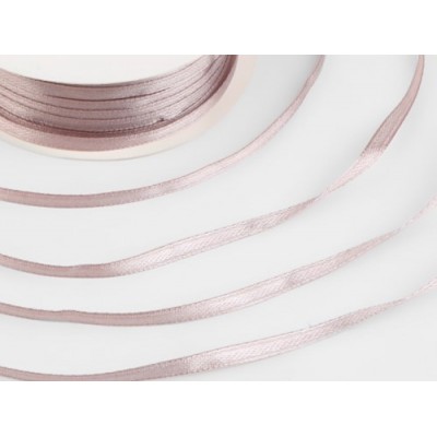 Лента атласная 3 мм, цвет пенка №092