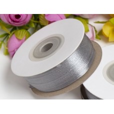 Лента атласная 3 мм, цвет тёмно-серый №180