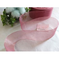 Лента органза 40 мм, цвет пенка BK13