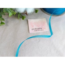 Лента органза 3 мм, цвет бирюзовый