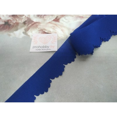 Лента шифоновая, цвет синий №57, 3 см*1,4 м