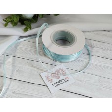 Лента атласная 3 мм, цвет голубой №103