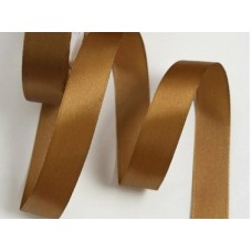 Лента атласная 20 мм, цвет коричневый №158