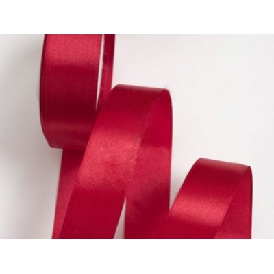 Лента атласная 25 мм, цвет бордовый №037