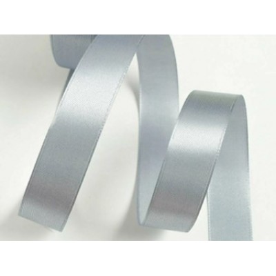 Лента атласная 25 мм, цвет серый №059