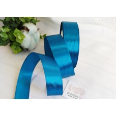 Лента атласная 25 мм, цвет синий 040