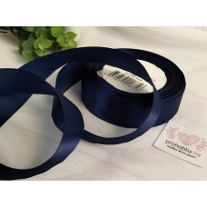 Лента атласная 25 мм, цвет тёмно-синий №038