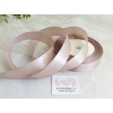 Лента атласная 20 мм,цвет пенка №092