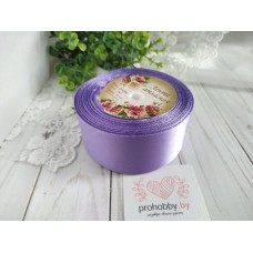 Лента атласная 40 мм, цвет сиреневый