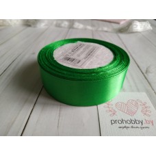 Лента атласная 25 мм, цвет зеленый 019