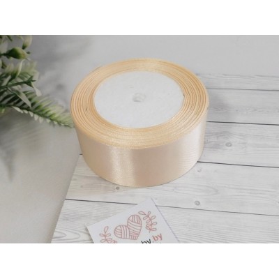 Лента атласная 40 мм, цвет айвори №083