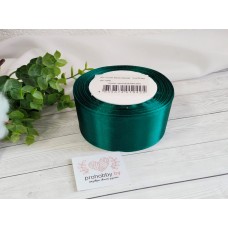 Лента атласная 40 мм, цвет бриллиантовый зелёный №126