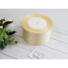 Лента атласная 50 мм, цвет айвори №083