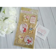 Наклейки объемные "Ми-ми-мишки"