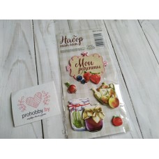 Наклейки объемные "Мои рецепты"