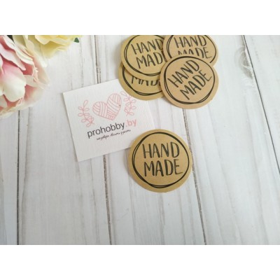 Наклейки "Hand Made", 4 см