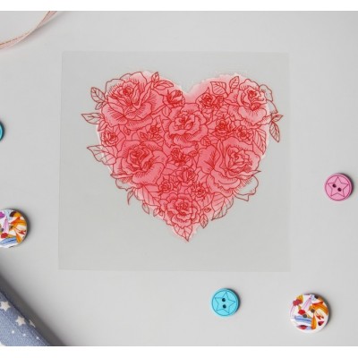 Термотрансфер "Сердце"