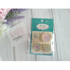 Декор для скрапбукинга "Любовь дарит крылья"