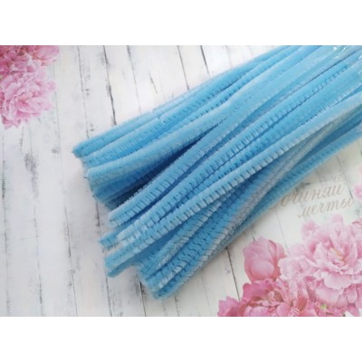 Проволока синельная, цвет голубой