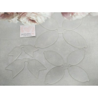 Набор пластиковых шаблонов "Американский бант - 2", 4 детали