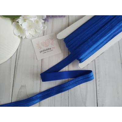 Тесьма эластичная, цвет синий