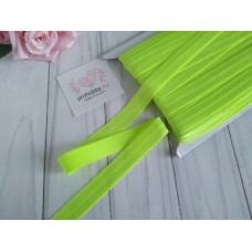 Тесьма эластичная, цвет неоново-лимонный