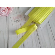 Тесьма эластичная, цвет лимонный 