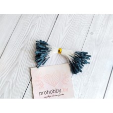 Тычинки для цветов, цвет сине-серый, 55 шт