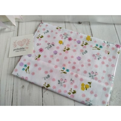 Ткань "Солнце на ладошке", 50*50 см, белая