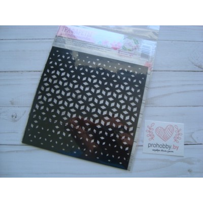 Трафарет "Ромбики", 15х15