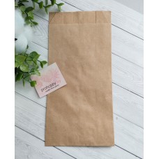 Пакет бумажный крафт, V-образный, 20*10*5 см