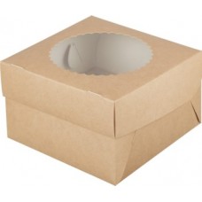 Коробка ECO MUF 4, 16*16*10 см, цвет крафт