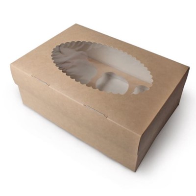 Коробка ECO MUF 6, 25*17*10 см, цвет крафт