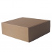 Коробка самосборная, 25*25*9 см, цвет крафт