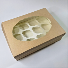 Коробка ECO MUF 12, 33*25*10 см, цвет крафт
