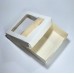 Коробка самосборная с окном, 15*15*6 см, цвет белый