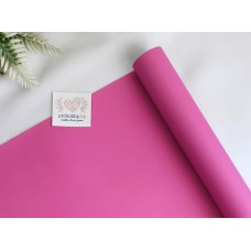 Плёнка для цветов матовая в рулоне, 58 см, цвет розово-лиловый