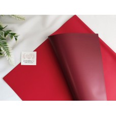 Плёнка для цветов матовая, 58*58 см, цвет тёмно-красный/бордовый Плёнка для цветов матовая, 58*58 см, цвет тёмно-красный/бордовый