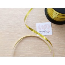 Лента упаковочная полипропиленовая, 5 мм, золото
