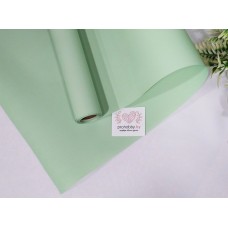 Плёнка для цветов матовая в рулоне, 58 см, цвет светлая мята