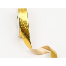 Лента упаковочная полипропиленовая 20мм "Звёздочки", золото