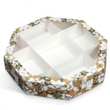 Коробка менажница самосборная "For you with love", 29*29*5 см