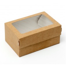 Коробка самосборная с прозрачным окошком, 15*10*7 см