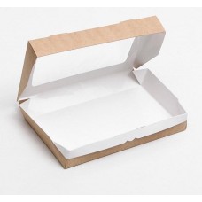 Коробка самосборная с прозрачным окошком, 26*15*4 см