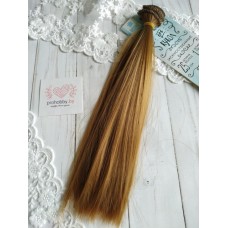 Волосы-тресс для кукол "Прямые" 25 см №27В