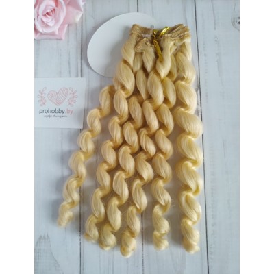 Трессы для кукол Premium "Кудри" 19 см №02D