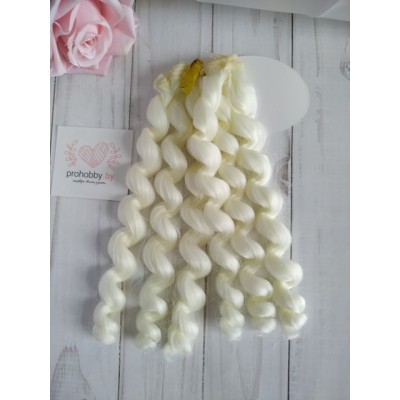 Трессы для кукол Premium "Кудри" 19 см №80