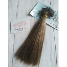 Волосы-тресс для кукол "Прямые" 15 см №18Т